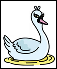 200x244 how to draw swans drawing tutorials drawing how to draw swan
