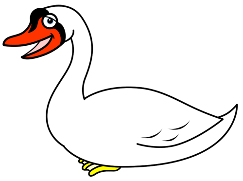 500x372 how to draw swans drawing tutorials drawing how to draw swan