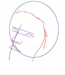 263x302 How To Draw Bella Swan, Step