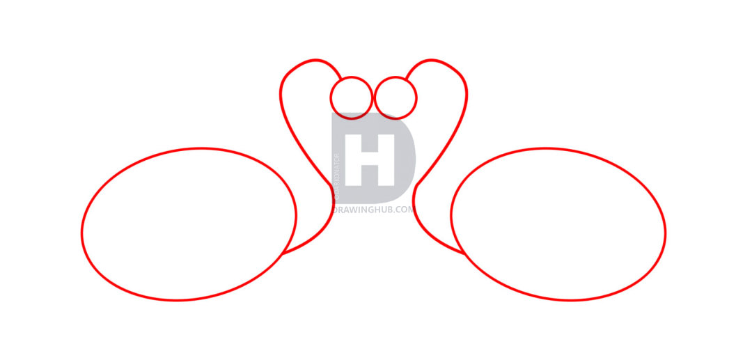 1080x484 how to draw swans, step