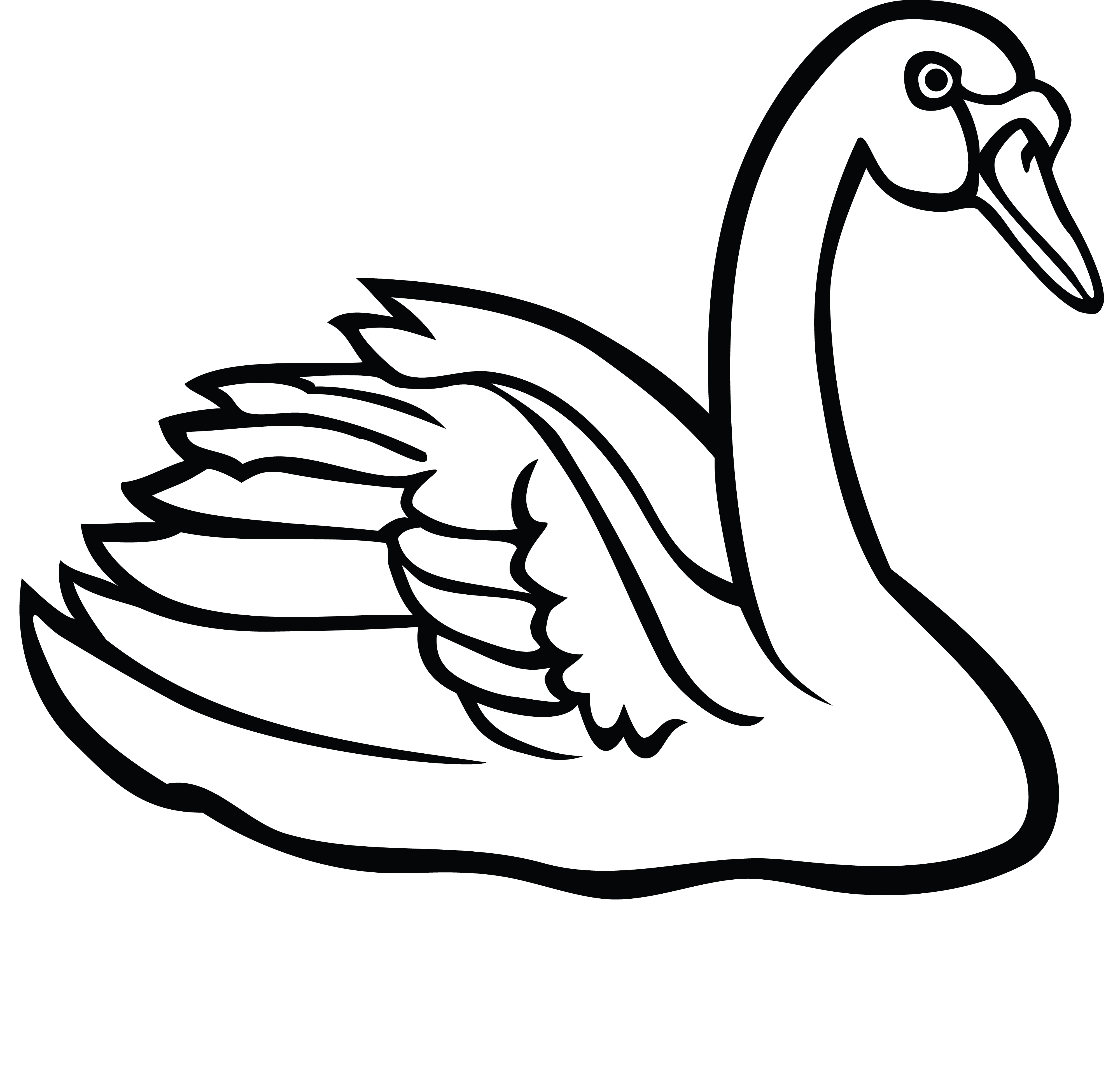 4000x3872 Collection Of Free Swan Clipart Bean Clipart Coffee Sack