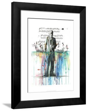 359x450 Swan Lake Art Print