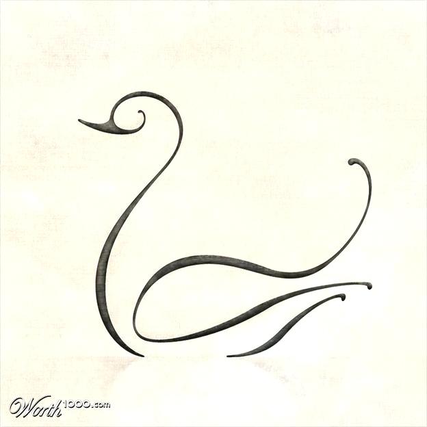 624x624 How To Draw A Simple Swan How To Draw A Flying Swan Draw A Simple