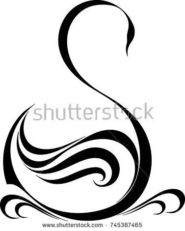 377x470 Image Result For Swan Tribal Tattoos Stencils Tribal Tattoos