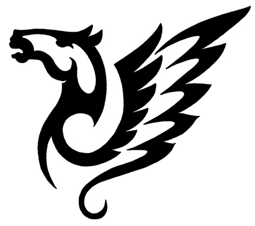 500x443 Tattoo Flash Tribal Animals