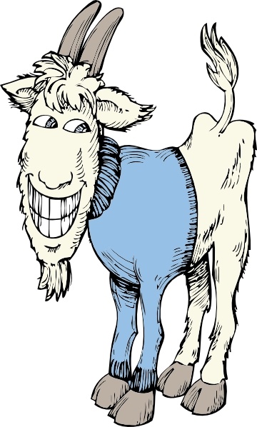 360x598 Goat In A Sweater Clip Art Free Vector In Open Office Drawing