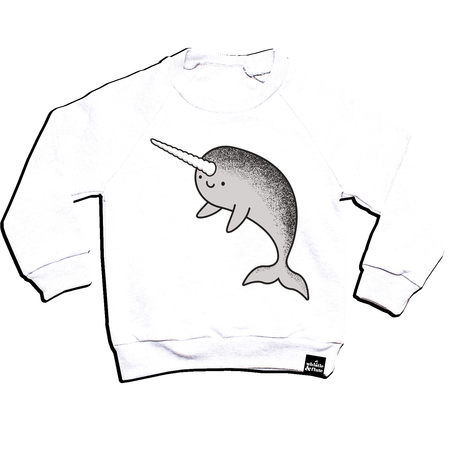 1500x1500 Whistle Flute Kawaiinarwhal Sweatshirt Png V Kawaii