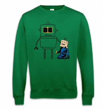 362x385 Boy Drawing Robot Sweatshirt Banksy Tshirts