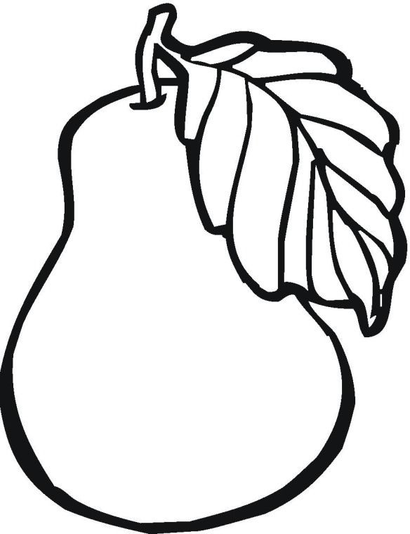 584x760 Sweet Corn Coloring Pages Luxury Fruit Pear Coloring