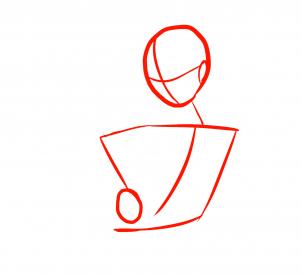 302x276 How To Draw Anime Couples, Step