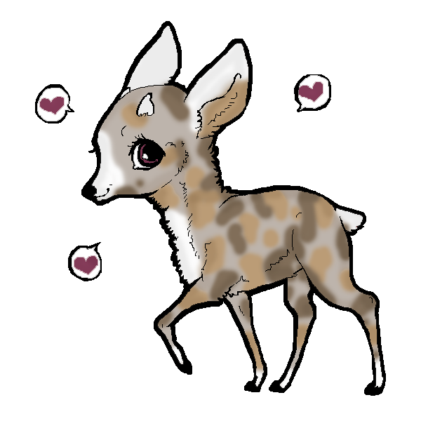 600x600 Collection Of Free Fawn Drawing Sweet Download On Ui Ex