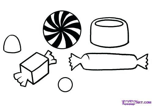 497x345 Drawing Of Candy How To Draw Candy Step Drawing Candy Jar