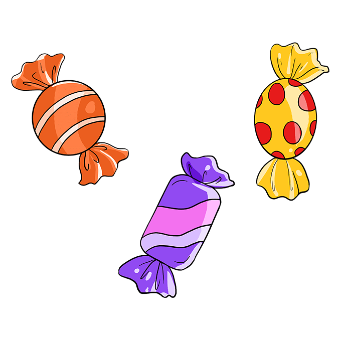 680x678 How To Draw Candy