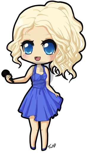 294x514 How To Draw Taylor Swift, Step