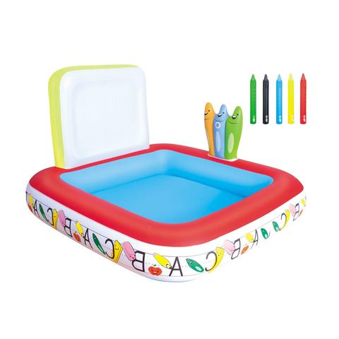 480x480 Inflatable Learn And Draw Swimming Pool Bobbie Jo's One Stop Shop