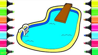 320x180 All Clip Of Swimming Pool Drawing And Coloring