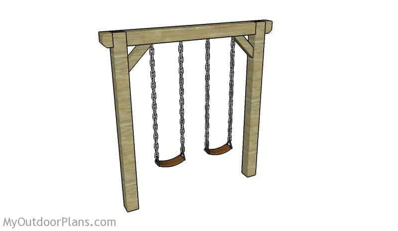 800x464 Free Diy Swing Set Plans For A Happy Playing Area In Your Backyard