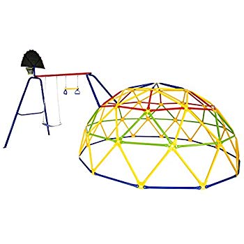 350x350 Skywalker Sports Geo Dome Climber With Swing Set