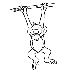 230x230 Top Free Printable Monkey Coloring Pages For Kids