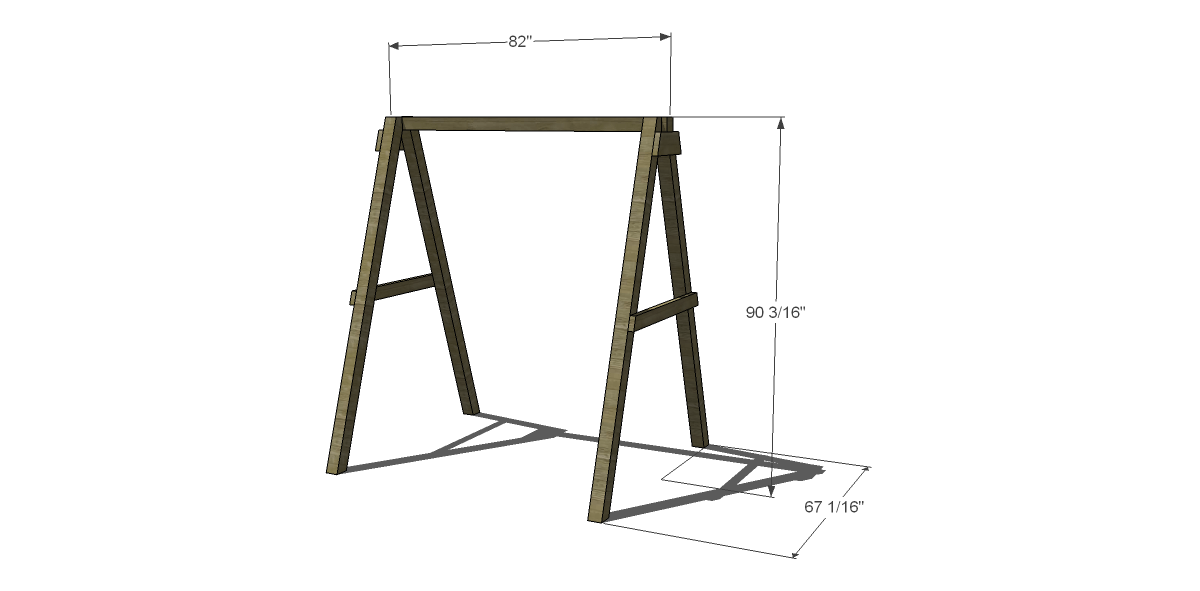 1200x591 Free Diy Furniture Plans How To Build A Swing A Frame
