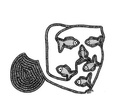 375x356 mood swing in ballpoint pen drawing, mood swings