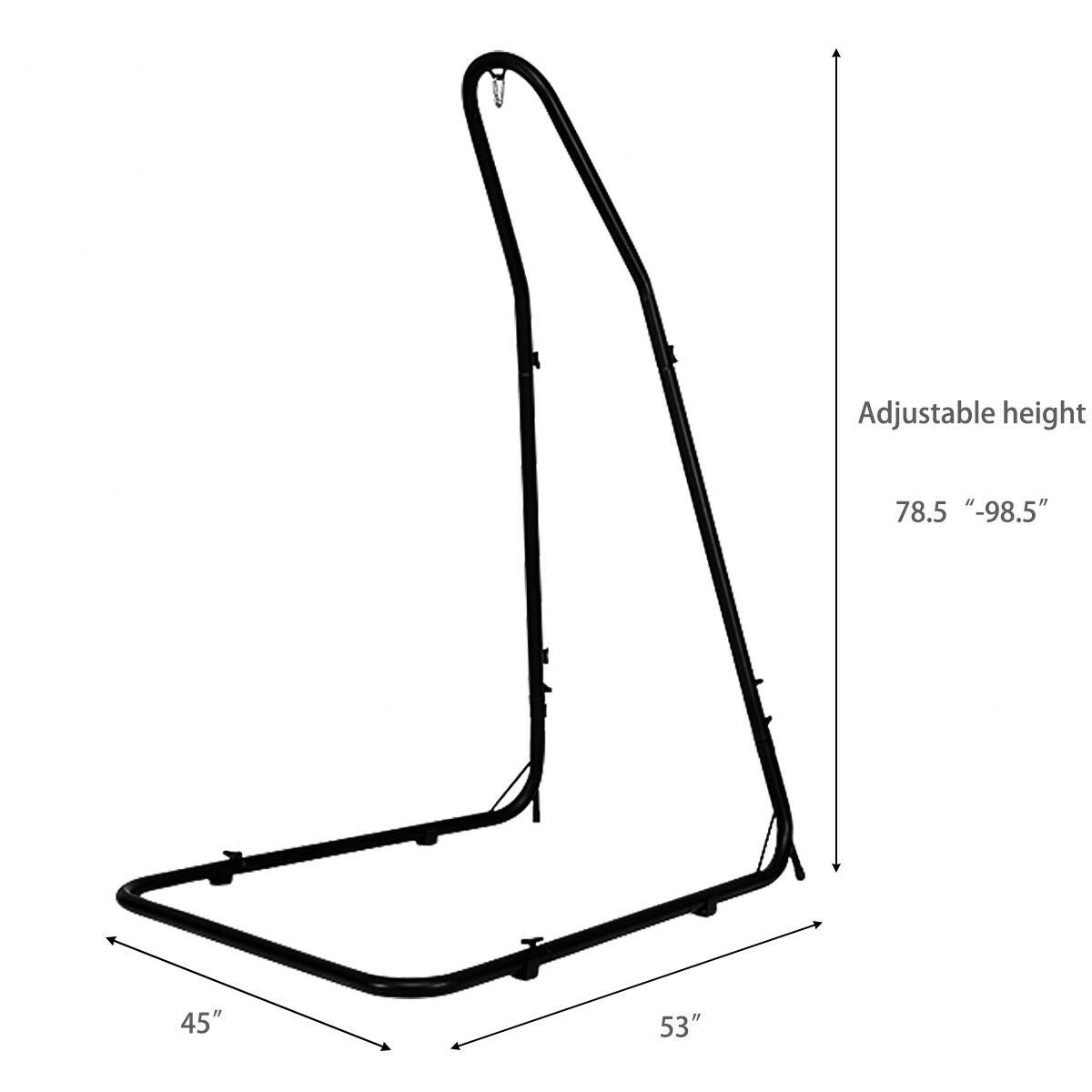 1200x1200 Shop Costway Adjustable Hammock Chair Stand For Hammocks Swings