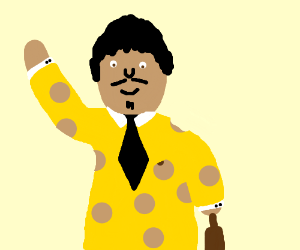 300x250 Guy Wearing A Swiss Cheese Suit