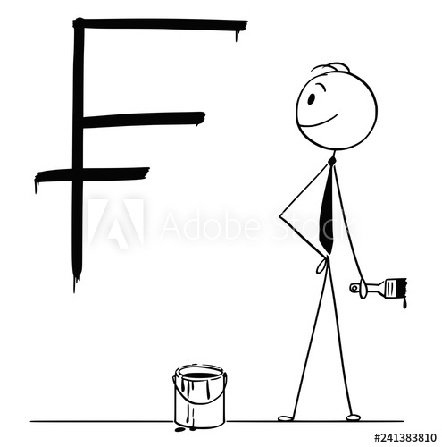 495x500 Cartoon Stick Drawing Conceptual Illustration Of Businessman