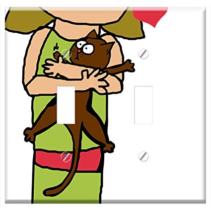 425x425 Switch Plate Double Toggle