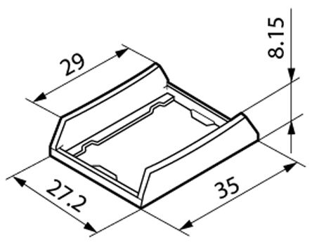 444x352 nkk switches, rocker switch bezel, for use with jwl