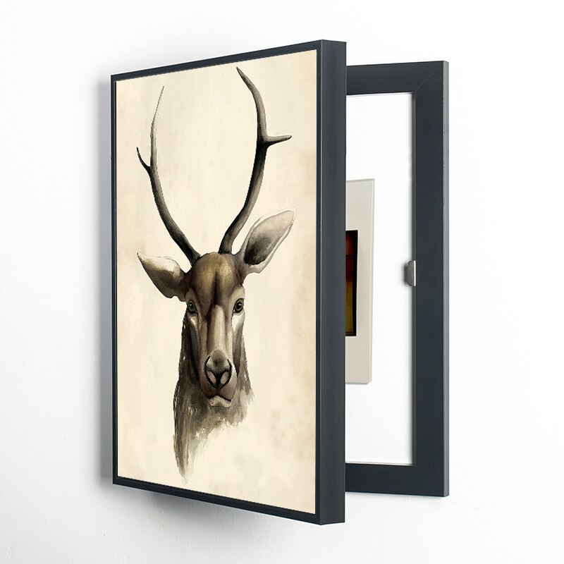 800x800 Meter Box Decorative Painting Elk Distribution Box Switchboard