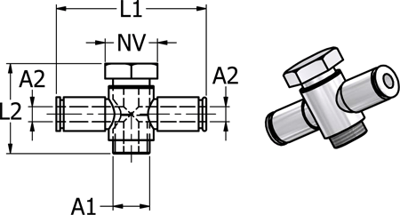 450x242 Metal Push In Fitting G