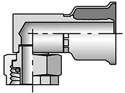 425x319 Parker Block Type Compressor Elbow Swivel X