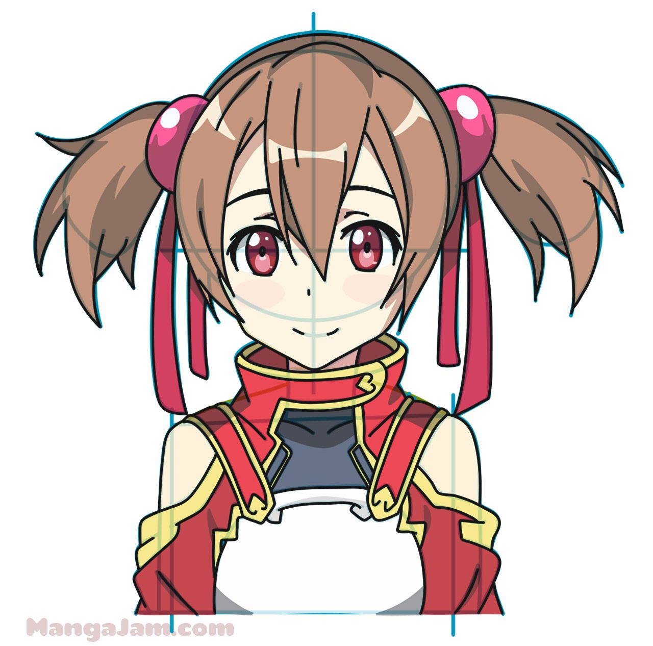 1280x1266 How To Draw Silica From Sword Art Online Step