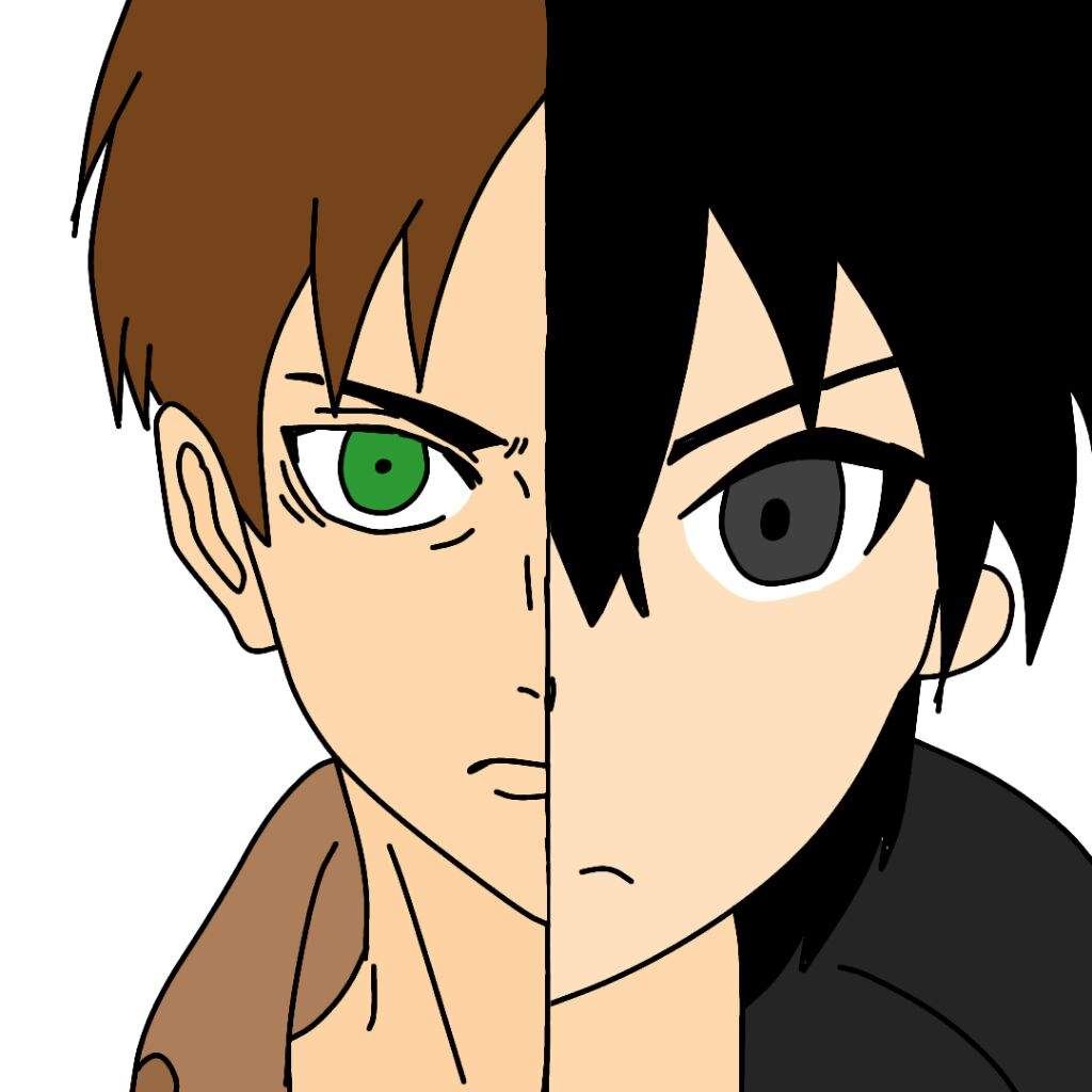 1024x1024 Eren And Kirito Attack On Titan Amino