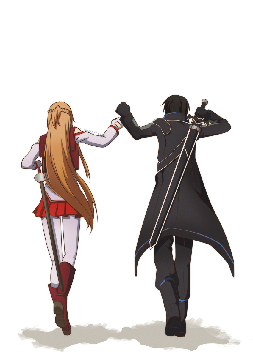 850x1202 Asuna And Kirito