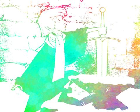 480x384 Sword In The Stone Disney Poster Wall Art Home Decor