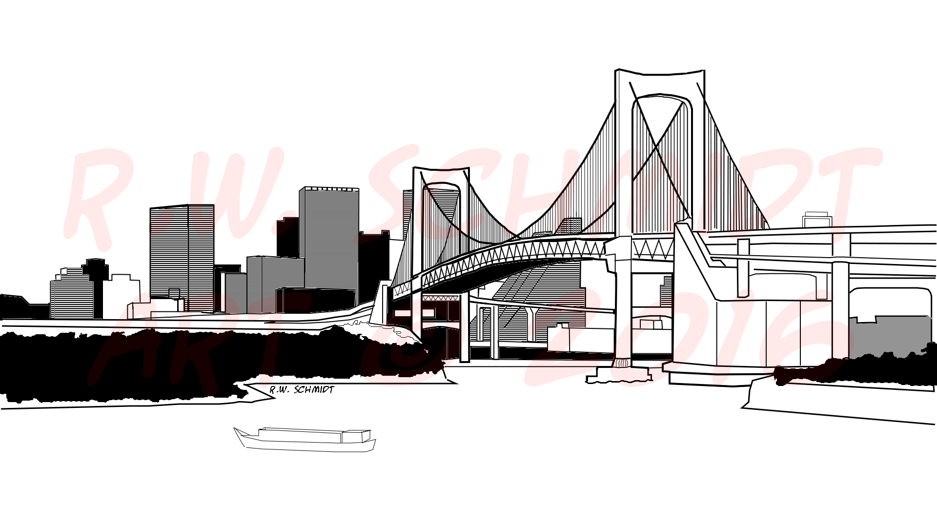 Sydney Harbour Bridge Drawing