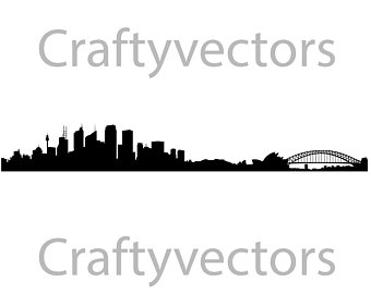 340x270 Sydney Skyline Etsy