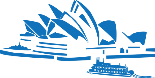 500x253 Vector Illustration Of Sydney Opera House