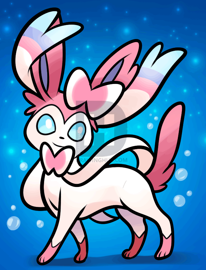 659x865 How To Draw Sylveon, Sylveon From Pokemon, Step