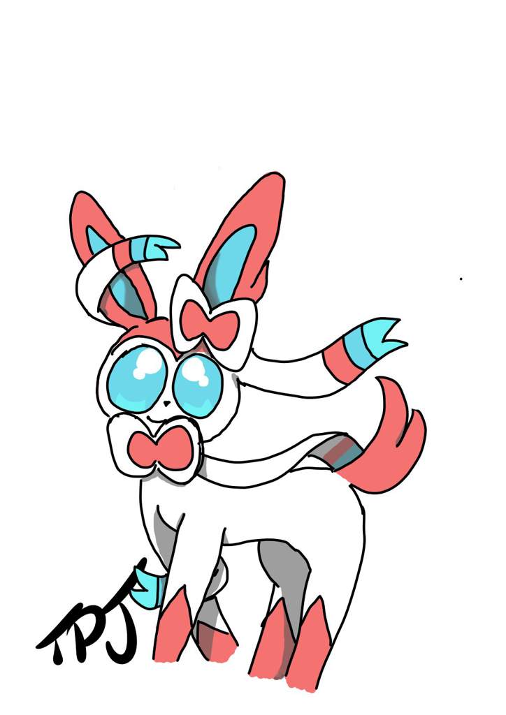 724x1024 Sylveon Drawing