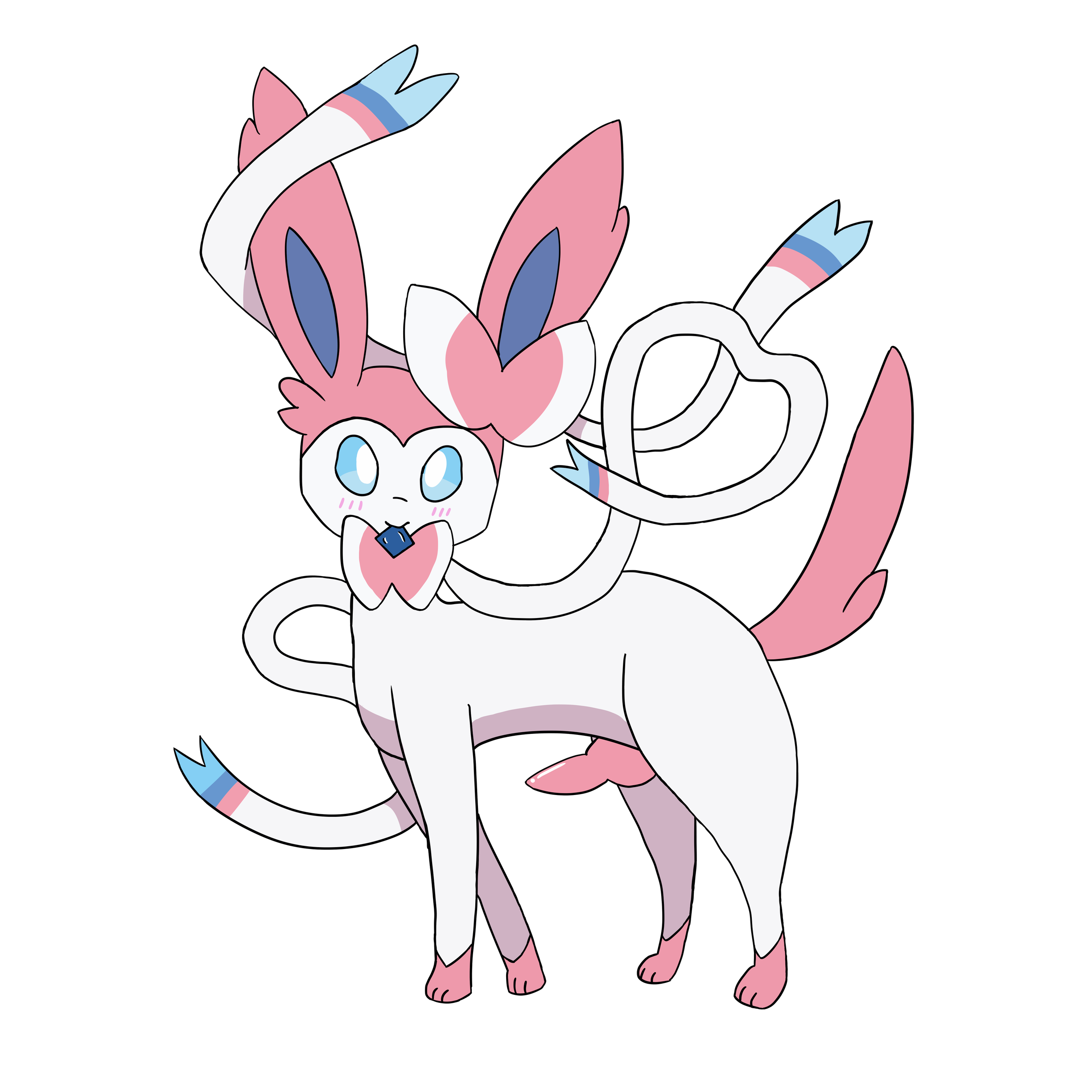 2449x2449 Sylveon Wants You To Come To Bed