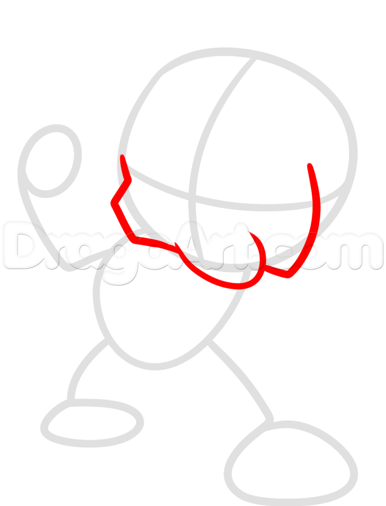 790x1036 draw chibi rocky balboa, step