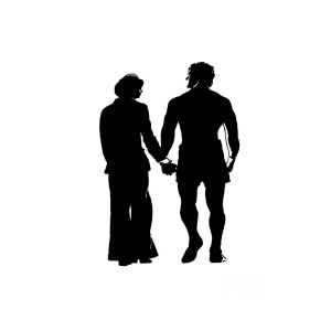 300x300 Sylvester Stallone And Talia Shire In Rocky Drawing