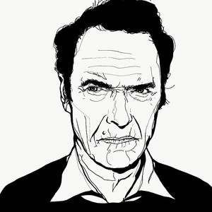 300x300 Sylvester Stallone Portrait Digital Art