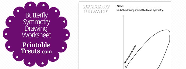 610x229 Crescent Moon Symmetry Drawing Worksheet Printable