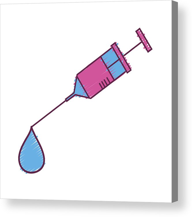 666x750 Syringe Artificial Insemination And Biology Fertilization Acrylic