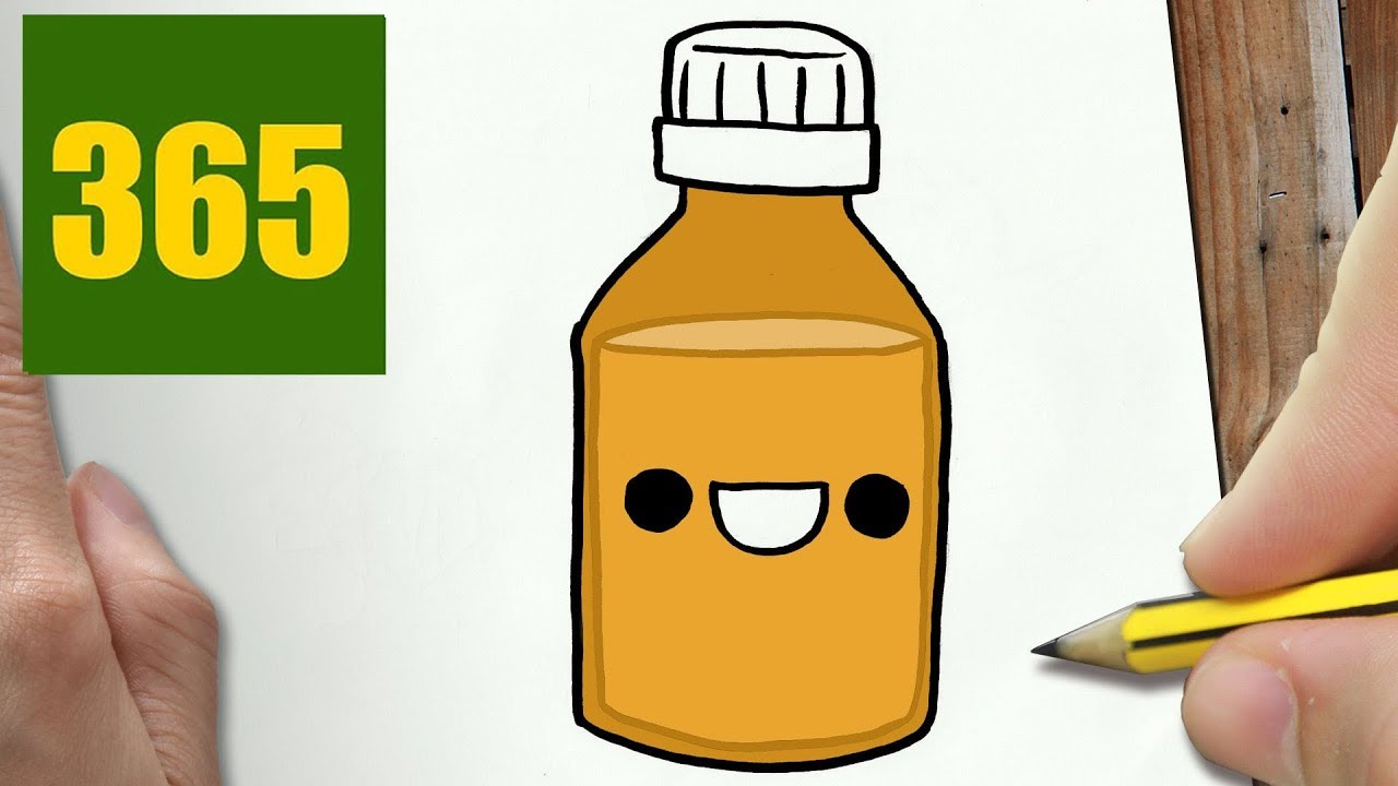 1280x720 How To Draw A Syrup Cute, Easy Step