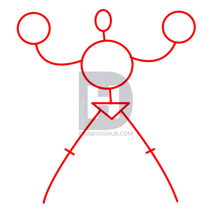 720x720 How To Draw Muscles, Step